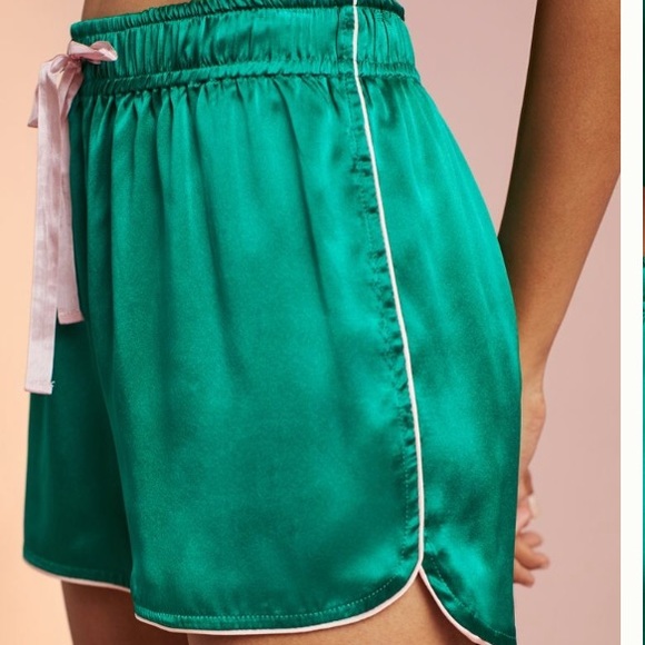 NWT Anthro Silk Sleep Shorts M by Corey Lynn Carter - Picture 3 of 5